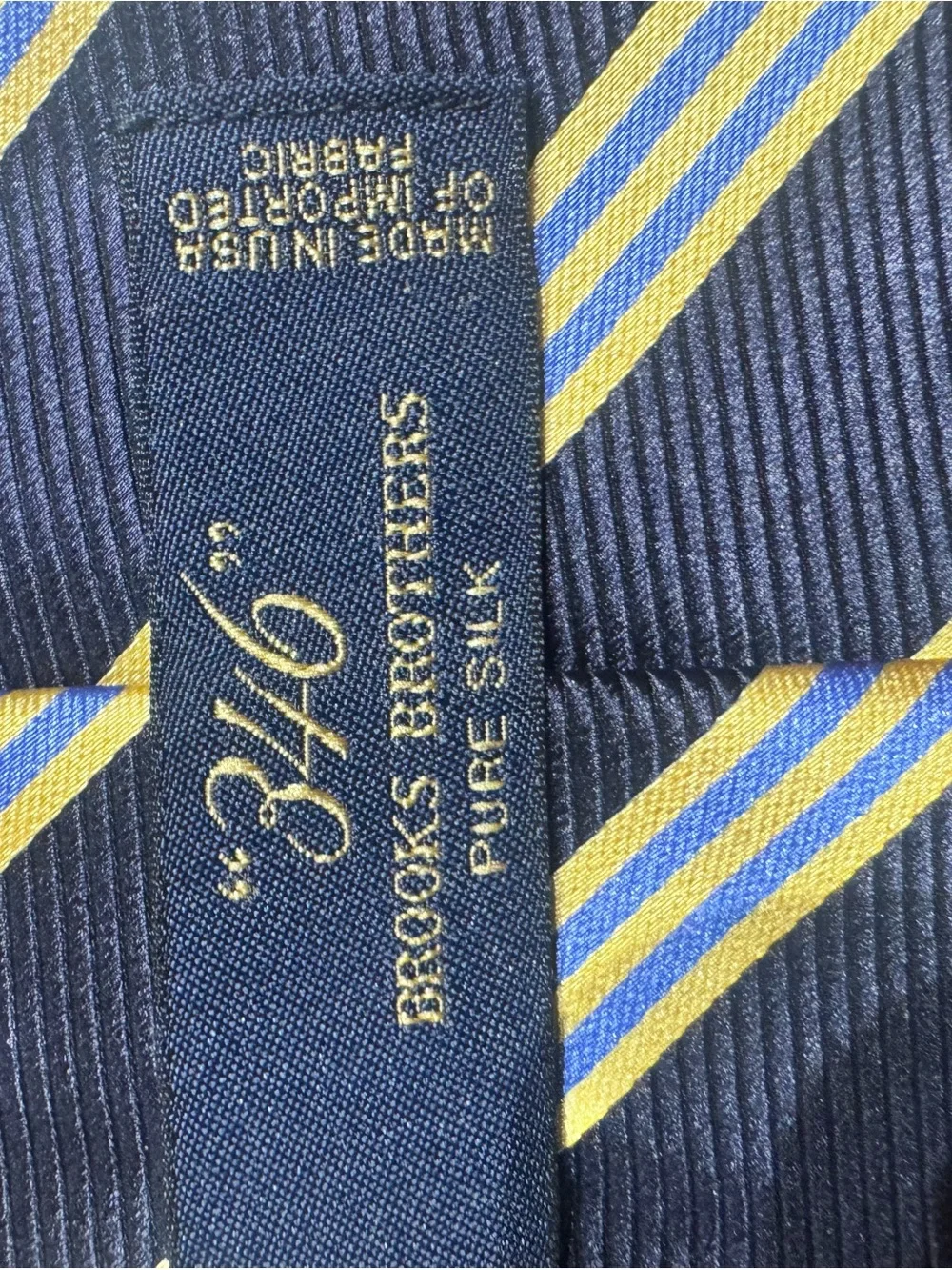 4 Brooks Brothers Striped Tie Set — Green, Navy, Burgundy, Navy